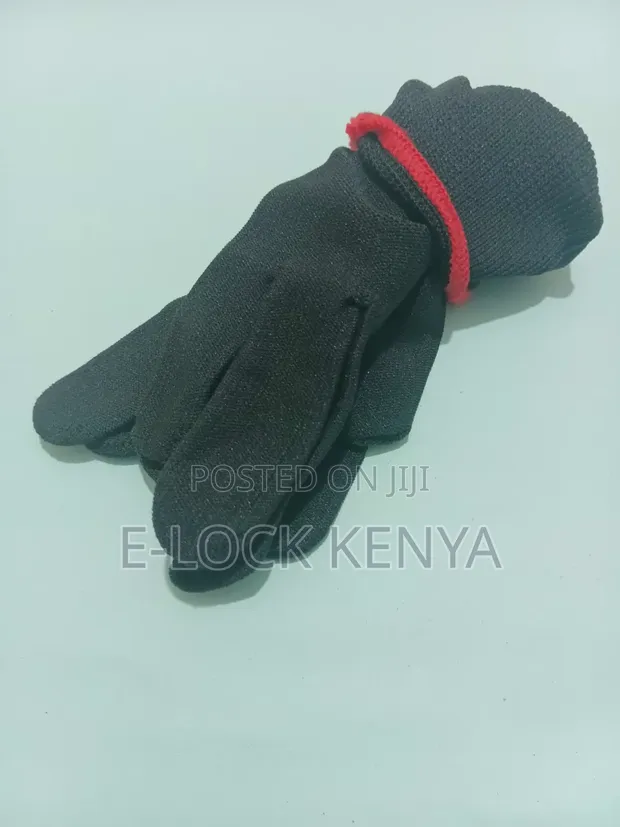 Gloves Nyeusi za Garage - Hazitoi Lint, Zinastahimili Joto - 1