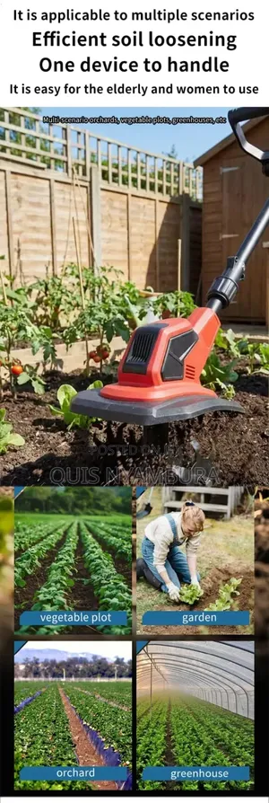 Cordless Electric Garden Tiller Cultivator