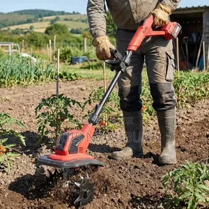 Cordless Electric Garden Tiller Cultivator