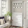 Modern Flip Tier Shoe Rack - White - 3
