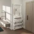 Modern Flip Tier Shoe Rack - White - 4