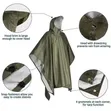 Poncho ya Mvua kwa Watu Wazima (Unisex) - 2