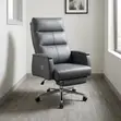 Executive Reclining Office Chair with Footrest - 1