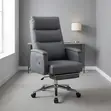 Executive Reclining Office Chair with Footrest - 3