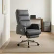 Executive Reclining Office Chair with Footrest - 5