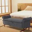 Premium Bed End Ottoman Bench - Green - 2