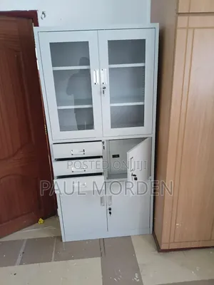 Boss Office Products Kabati la Chuma la Hifadhi na Sanduku la Salama