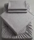 Set ya Vitanda vya Plain Patterned Fitted 6x7 - 1