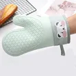 Gloves za Oven za Silicone Zenye Ubora wa Juu - Kijani - 4