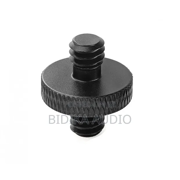 Adapter ya Skrubu ya 1/4" Kiume hadi 1/4" Kiume yenye Ncha Mbili - 1