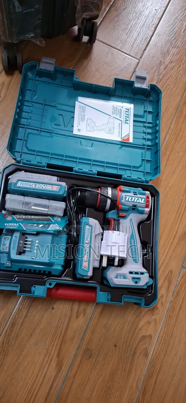 Total 20V Compact Brushless Cordless Impact Drill - 1