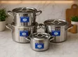 Pardini Premium Aluminium Cookware Set - Vipande 4 - 1