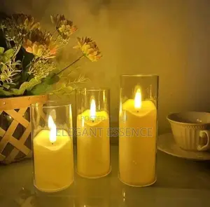 3-in-1 Flameless LED Candle Set - White