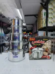 Set Mpya ya Sufuria 10pc za Chuma cha Kutolea Nguvu (Stainless Steel) - 2