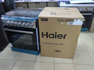 Haier 3+1 Standing Cooker with Gas Leak Detection (60x60)