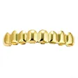 Iced Out Cuban Link Grillz - Gold & Silver - 1