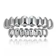 Iced Out Cuban Link Grillz - Gold & Silver - 3