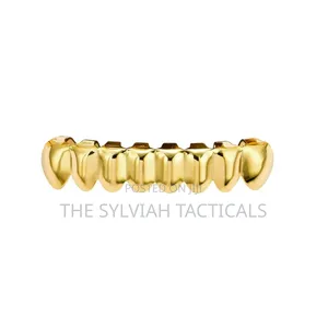 Iced Out Cuban Link Grillz - Gold & Silver