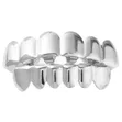 Iced Out Cuban Link Grillz - Gold & Silver - 5