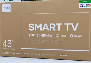 Syinix 43" Smart QLED TV Isiyo na Fremu
