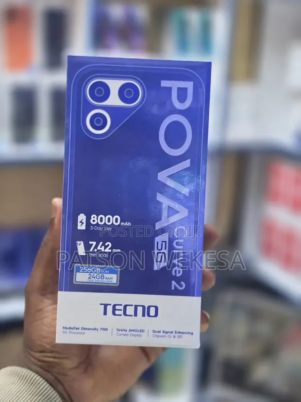 New Tecno Pova Curve 2 5G 256GB Black - 1