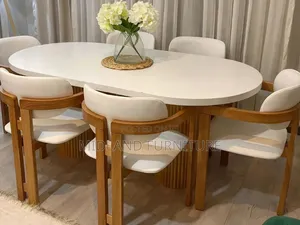 6-Seater Oval Dining Set - Available on Order