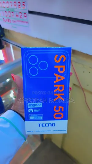 New Tecno Spark 50 128GB Blue