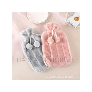 2L Hot Water Bottle with Soft Fleece Cover