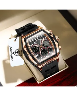Poedagar Dual Time Watch ya Wanaume