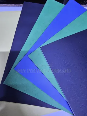 Assorted Colors Embossed File Folders
