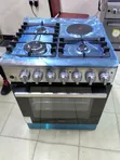 Haier 60x60cm 4-Burner Gas Cooker with Electric Oven - 2