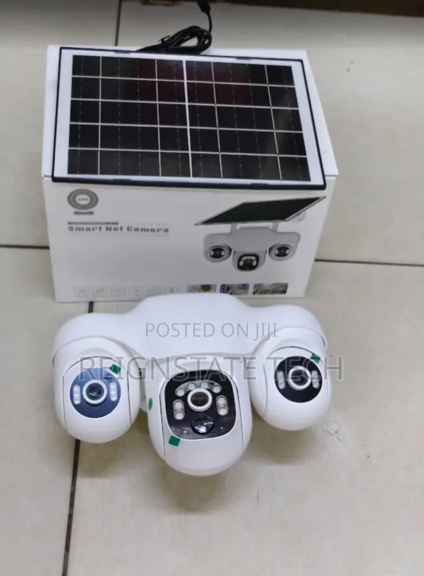 Kamera ya V380 VTS31 4G Solar PTZ yenye Lensi Tatu - 1