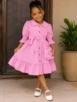Girls Cute Cotton Dress (Ages 5-10) - 2