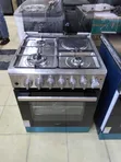 Haier 60x60 Stainless Steel 3+1 Gas Cooker with Gas Sensors & Rotisserie - 1
