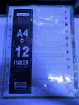 A4 Index File Separators (Numbered & Lettered) - 2
