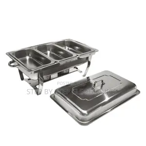 11L Stainless Steel Triple Chafing Dish for Buffets