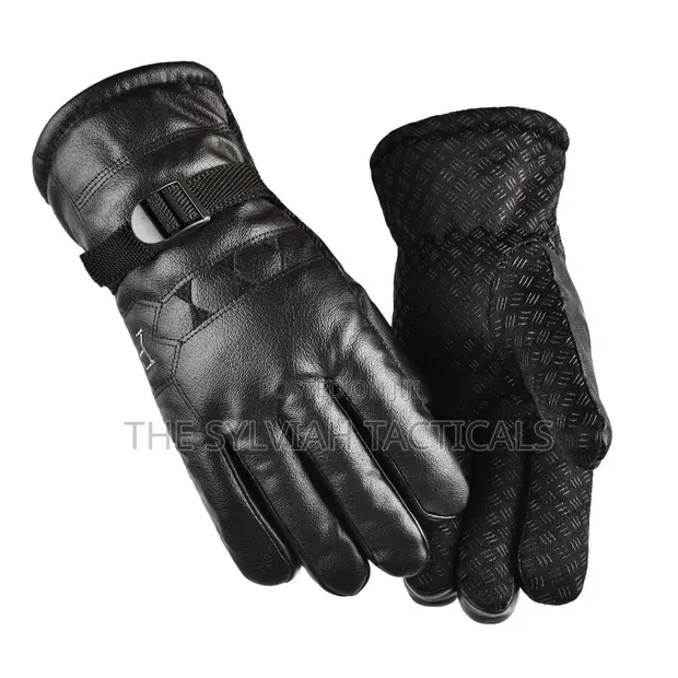 Sports Leather Riding Hiking Gym Gloves - 1