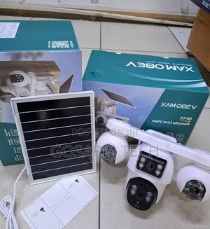 Kamera ya Akili ya 4G yenye Lensi 4 za Solar na App ya Simu