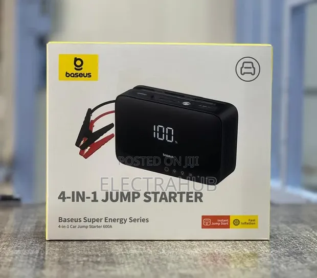 Baseus 600A 4-in-1 Jump Starter - Mpya Kabisa - 1