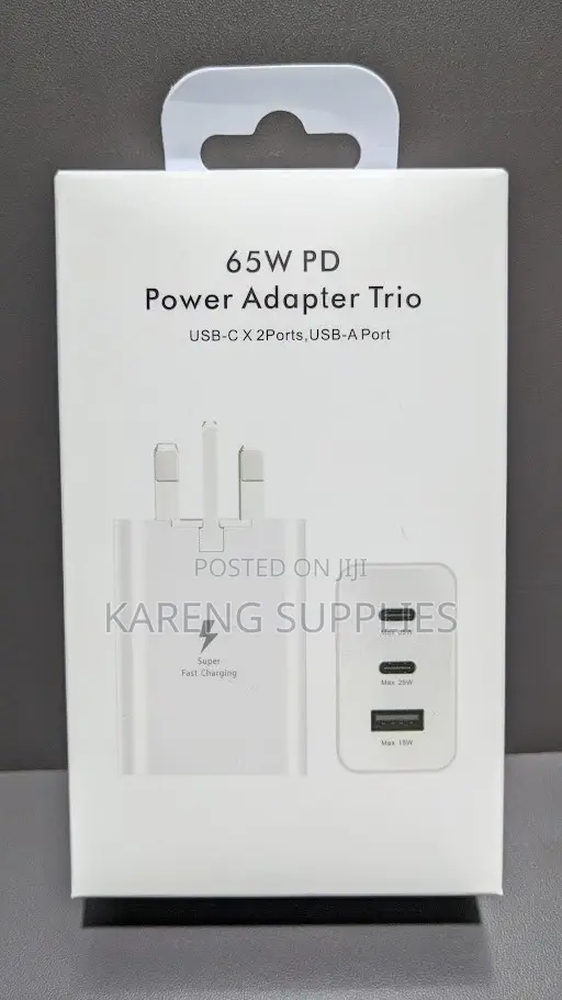65W PD Power Adapter Trio - 1