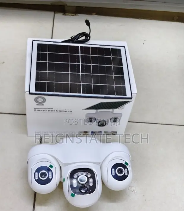 3LENS Solar PTZ 4G Triple Lens Outdoor Camera - 1