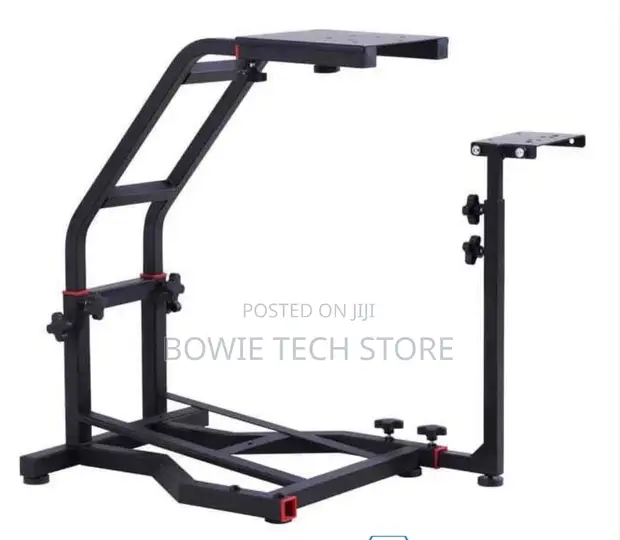 Racing Simulator Wheel and Pedal Stand for Logitech & Thrustmaster - 1