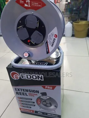 Edon Pro 25m Extension Reel, 2.5mm Cable, British Type