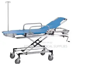 Blue Foldable Patient Stretcher for Emergency Units