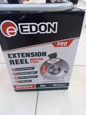 Edon Pro Extension Reel ED9525A 25m 2.5mm Rubber Cable