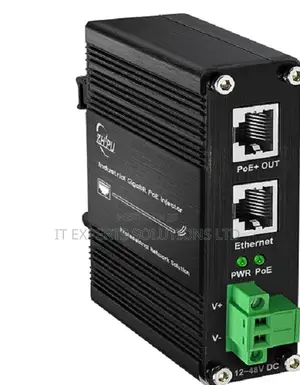 Gigabit PoE Injector (12-48V Input, Passive/IEEE802.3 Output)
