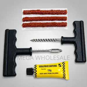 Tubeless Tire Repair Kit - Metal Shaft Probe & Needle