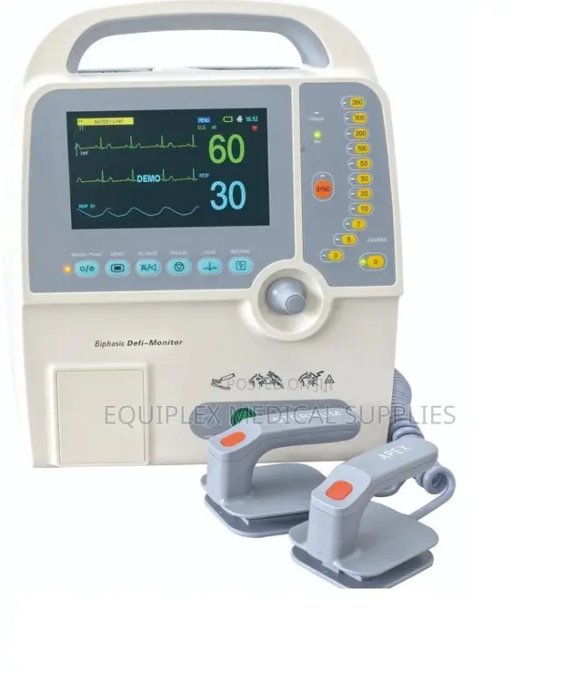 Biphasic Defibrillator and Monitor Unit (Emergency Resuscitation) - 1