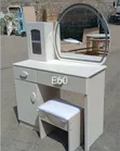 Brand New White Dressing Table with Stool and Lighted Mirror - 2