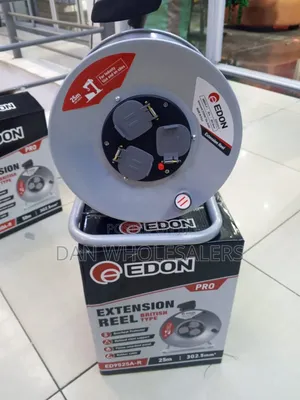Edon Cable Reel Extension 25m 3G2.5mm na Stand ya Kushika